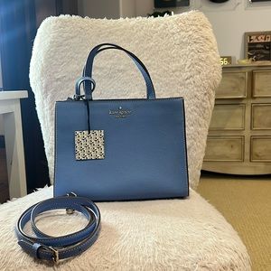 Kate spade New York designer bag. In the color periwinkle.celebrating 25 years